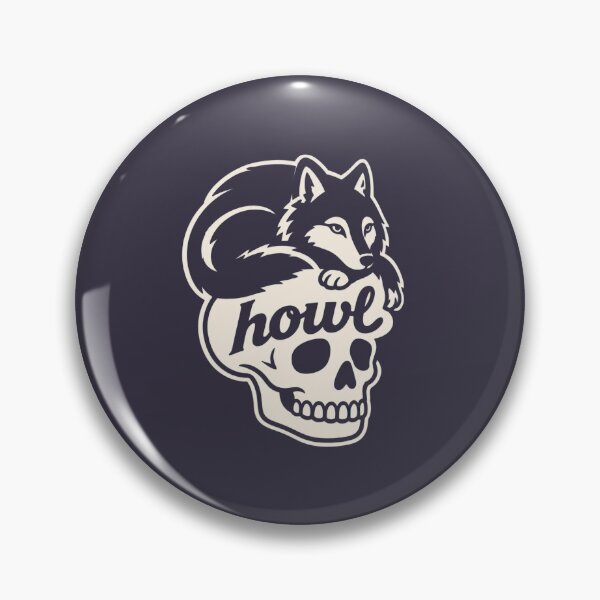 Item preview, Howl Wolf Skull designed and sold by Goddard101Eric.