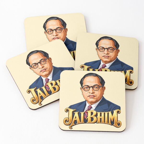 Item preview, Jai Bhim – Dr. B. R. Ambedkar Golden Typography Art designed and sold by lexxclothing.