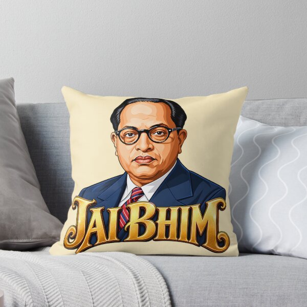 Item preview, Jai Bhim – Dr. B. R. Ambedkar Golden Typography Art designed and sold by lexxclothing.
