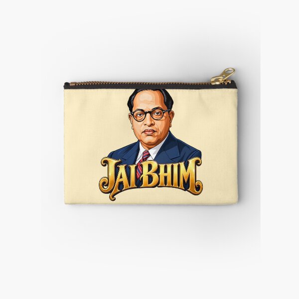 Item preview, Jai Bhim – Dr. B. R. Ambedkar Golden Typography Art designed and sold by lexxclothing.