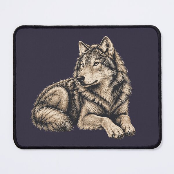 Item preview, Realistic Wolf Sketch designed and sold by Goddard101Eric.