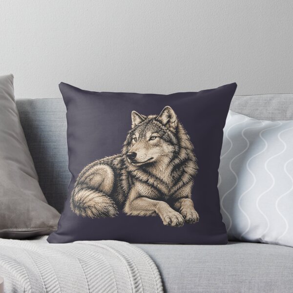 Item preview, Realistic Wolf Sketch designed and sold by Goddard101Eric.