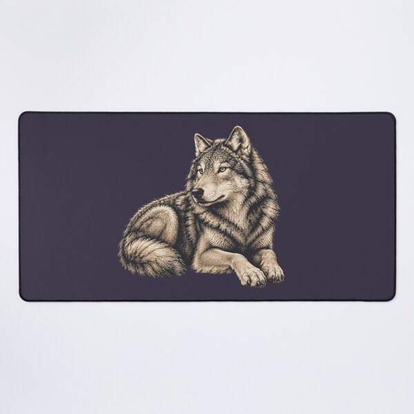 Item preview, Realistic Wolf Sketch designed and sold by Goddard101Eric.