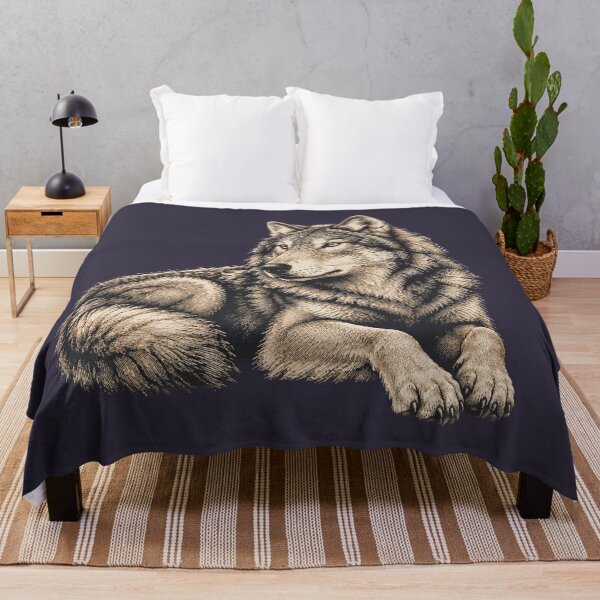 Item preview, Realistic Wolf Sketch designed and sold by Goddard101Eric.