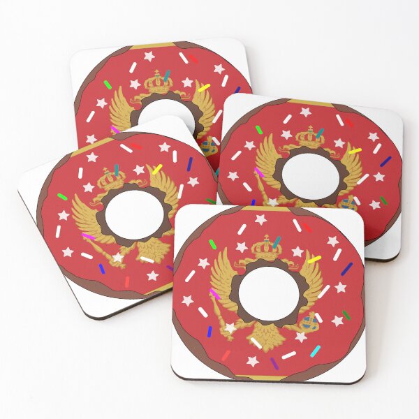 Item preview, Montenegro Flag Donut – Colorful Sprinkles Country Pride designed and sold by TheIconSmith.