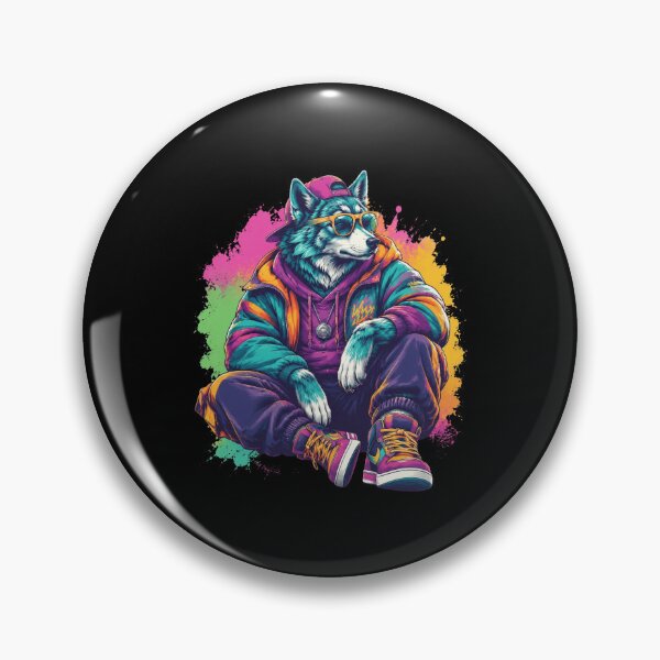 Item preview, Cool Wolf Rapper designed and sold by Samson-Benjamin.