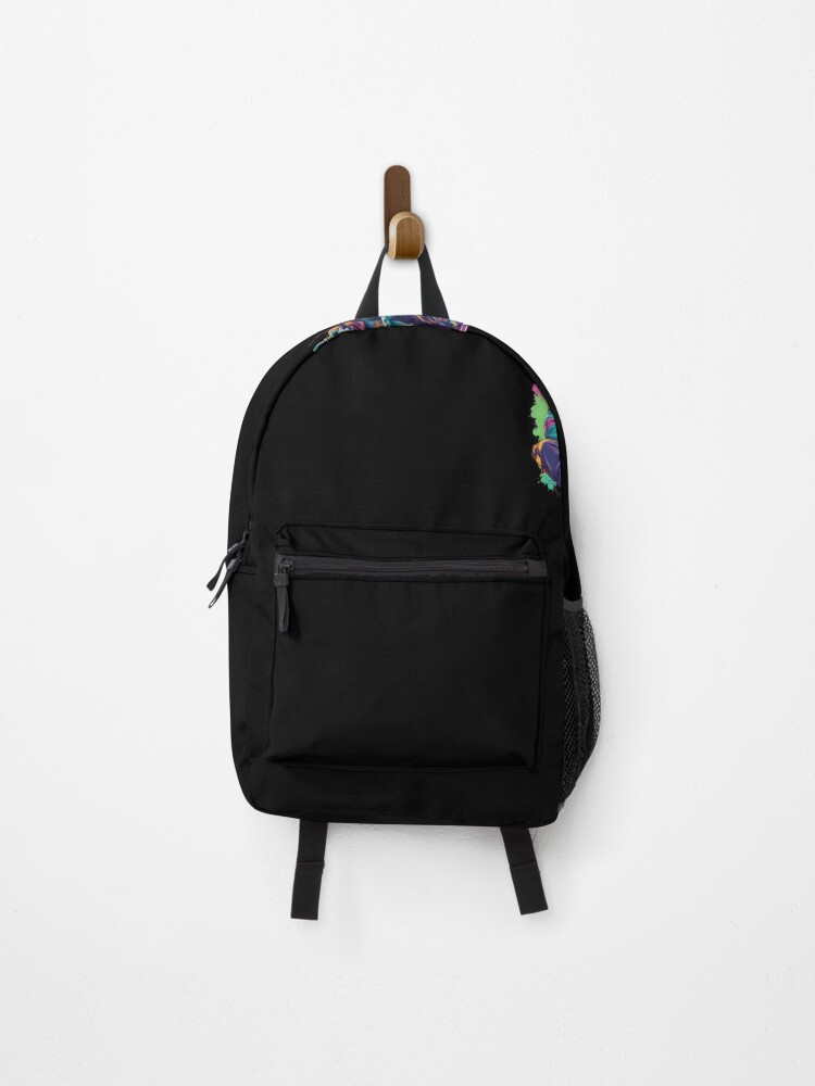 Thumbnail 1 of 3, Backpack, Cool Wolf Rapper designed and sold by Samson-Benjamin.