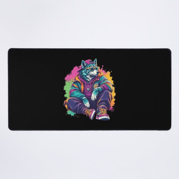 Artikelvorschau, Cooler Wolf-Rapper entworfen und verkauft von Samson-Benjamin.