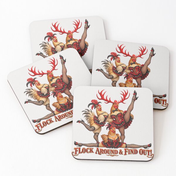 Item preview, Three-French-Hens The Farmyard Follies designed and sold by taiche.