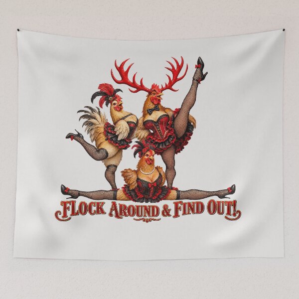 Item preview, Three-French-Hens The Farmyard Follies designed and sold by taiche.