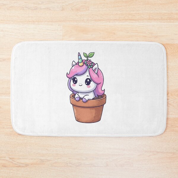 Item preview, Cute Unicorn Sitting In Flowerpot designed and sold by Ella_Sketch.