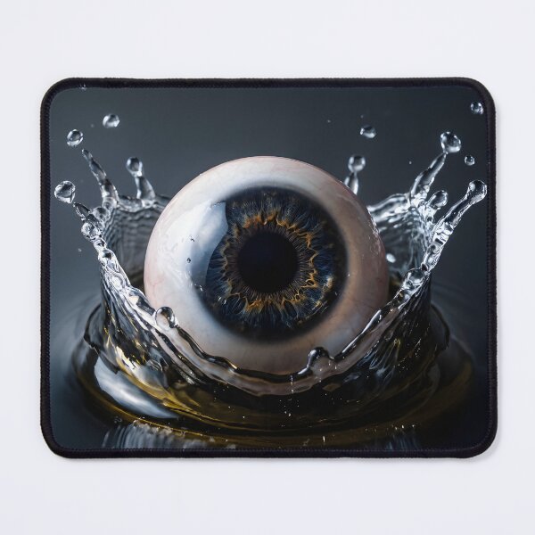 Item preview, Eye On You - Surreal Iris Water Splash Art designed and sold by canvahub.