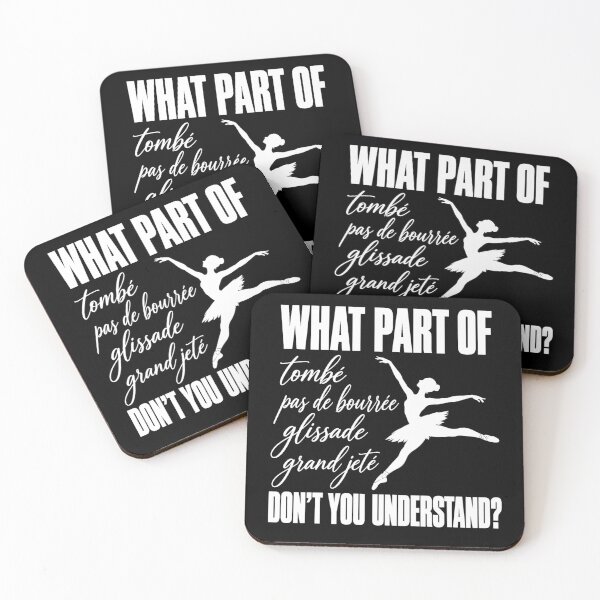 Item preview, What Part of Tombe Pas De Bourrée Don't You Understand Funny Dance designed and sold by Trendably.