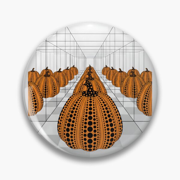 Item preview, Infinity Pumpkin Pointillism Illustration designed and sold by BareCanvasCompany.