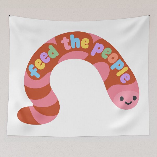 Item preview, Feed The People Earthworm designed and sold by dannydesignerco.