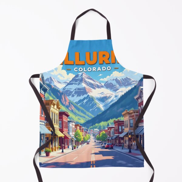 Item preview, Telluride Colorado – Vintage Mountain Town Travel Poster designed and sold by LSVart.