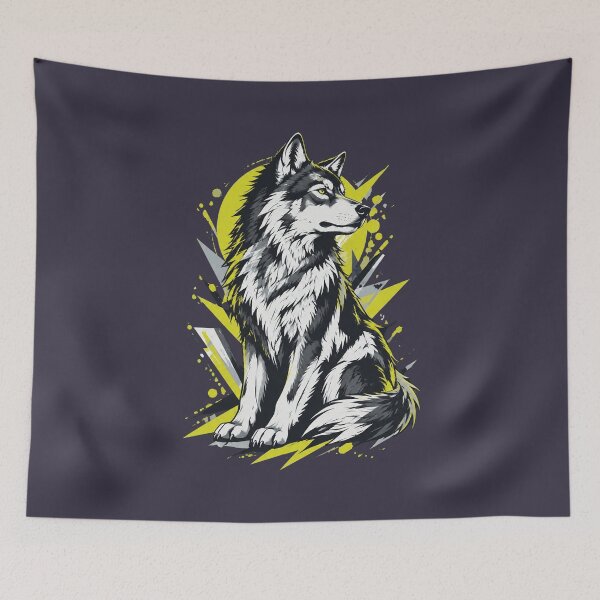 Item preview, Howlin Wolf Abstract designed and sold by Goddard101Eric.