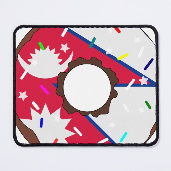Item preview, Nepal Flag Donut – Colorful Sprinkles Country Pride designed and sold by TheIconSmith.