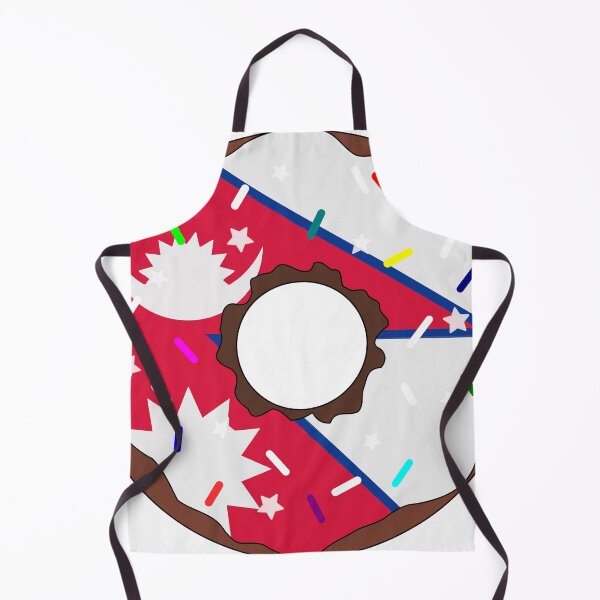 Item preview, Nepal Flag Donut – Colorful Sprinkles Country Pride designed and sold by TheIconSmith.