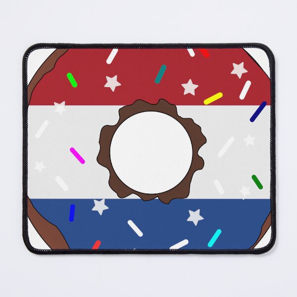 Item preview, Netherlands Flag Donut – Colorful Sprinkles Country Pride designed and sold by TheIconSmith.