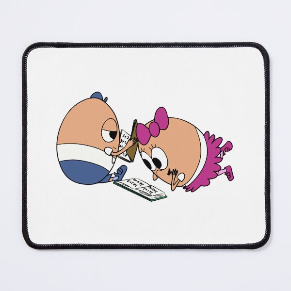Item preview, Egg Boy and Girl Studying Math Cute Homework Partners designed and sold by Natchove.