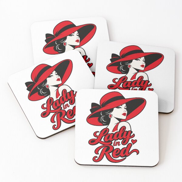 Item preview, Lady in Red Vintage Fashion Woman designed and sold by lorand-designs.
