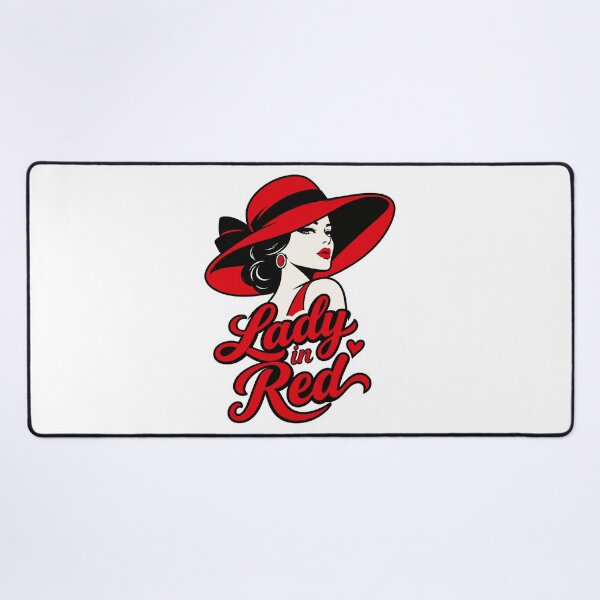 Item preview, Lady in Red Vintage Fashion Woman designed and sold by lorand-designs.