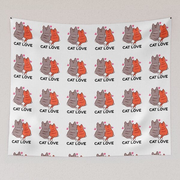 Item preview, Cat Love - Cute Cats Design designed and sold by walbayzon.