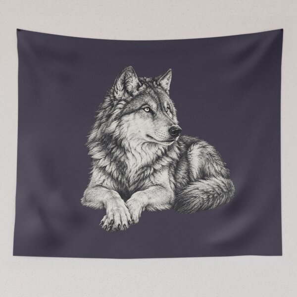 Item preview, Wolf Portrait Study designed and sold by Goddard101Eric.