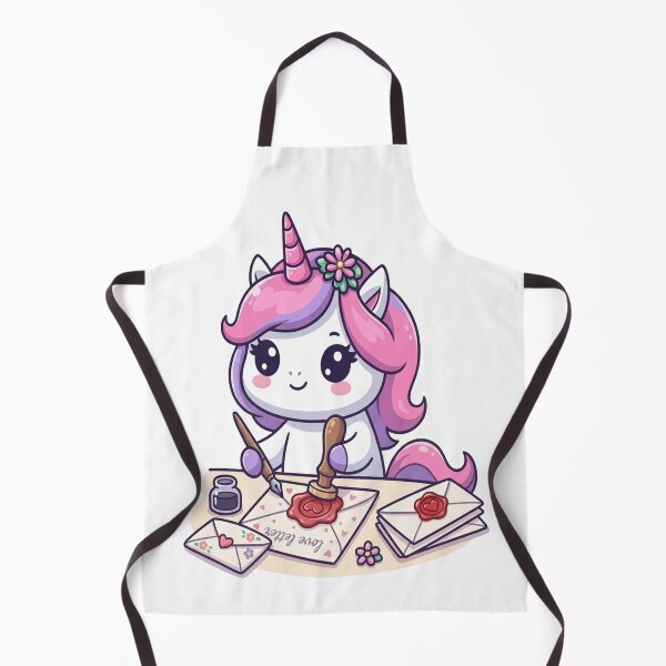 Item preview, Cute Unicorn Writing Love Letters designed and sold by Ella_Sketch.