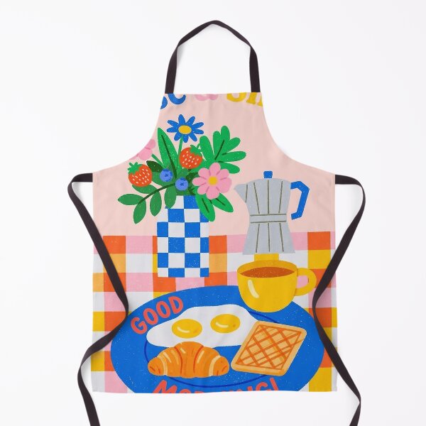 Item preview, An Egg-stential Moka Pot Yolks a Flaky Croissant into Grid-Locked Waffle Drama  designed and sold by Print Fiction.
