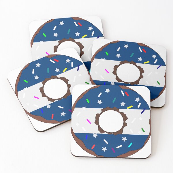 Item preview, Nicaragua Flag Donut – Colorful Sprinkles Country Pride designed and sold by TheIconSmith.