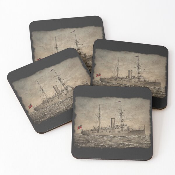 Item preview, German Battleship Sachsen Print: Imperial Naval Folly designed and sold by FreiherrPK.