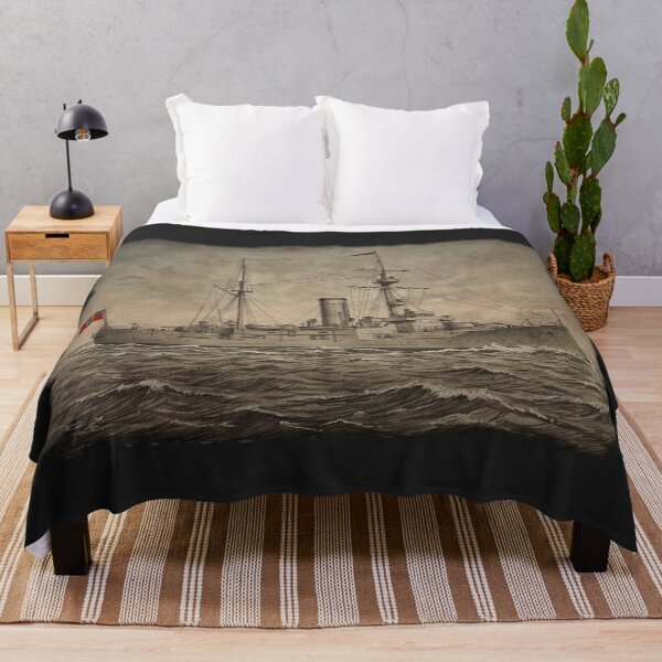 Item preview, German Battleship Sachsen Print: Imperial Naval Folly designed and sold by FreiherrPK.
