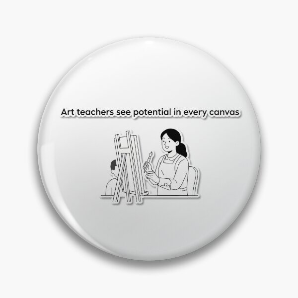 Item preview, Art Teachers See Potential In Every Canvas designed and sold by NiftyWrx.