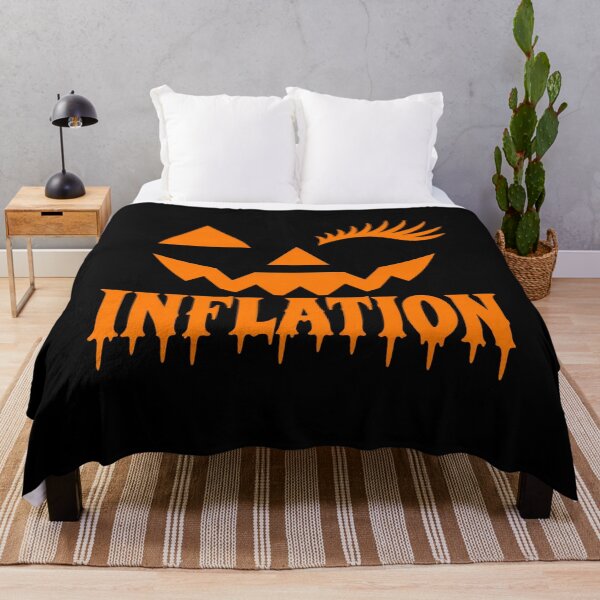 Item preview, Due to Inflation This is My Funny Halloween Costume Couple T-Shirt designed and sold by Trendably.