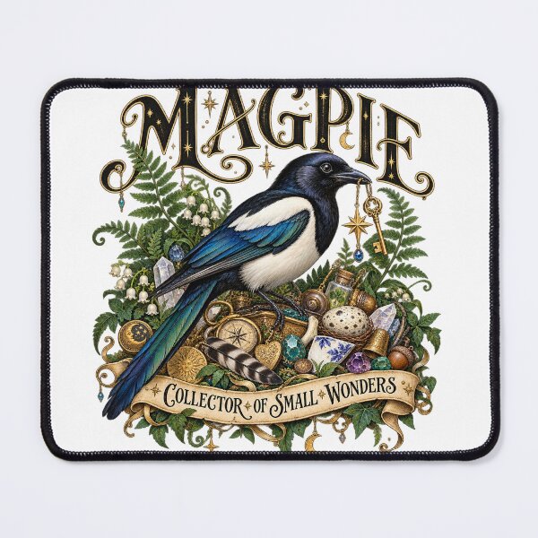 Item preview, Magpie - Collector of Small Wonders designed and sold by slemfiskz.