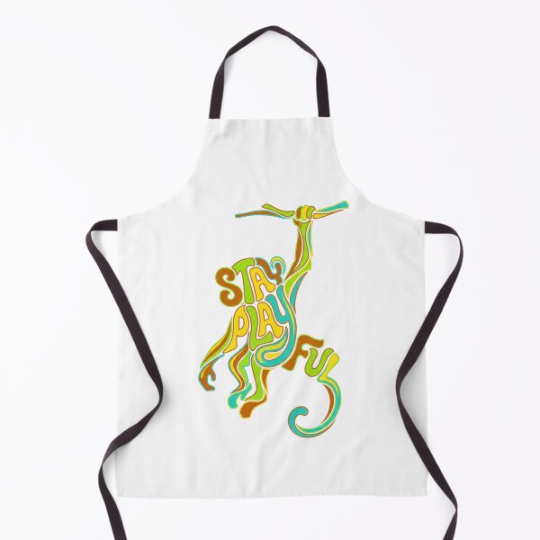 Item preview, Stay Playful Monkey Typography – Colorful Fun Inspirational Art designed and sold by CreativeArtisanPrints Shop.