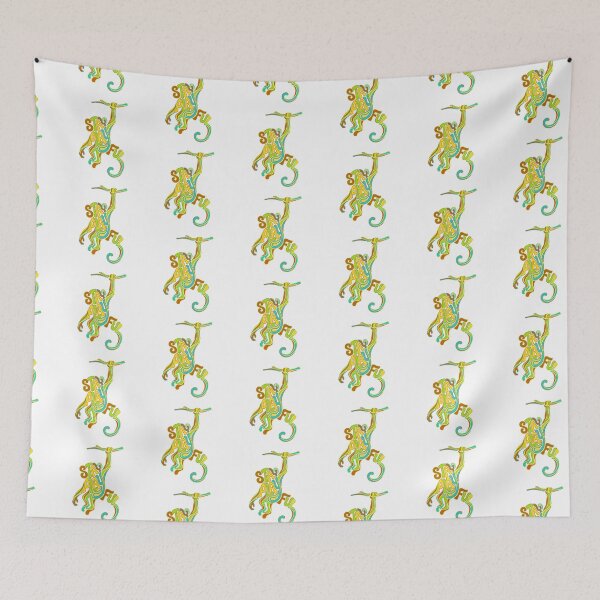 Item preview, Stay Playful Monkey Typography – Colorful Fun Inspirational Art designed and sold by CreativeArtisanPrints Shop.