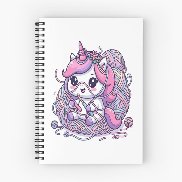 Item preview, Cute Unicorn Crocheting Yarn Ball designed and sold by Ella_Sketch.