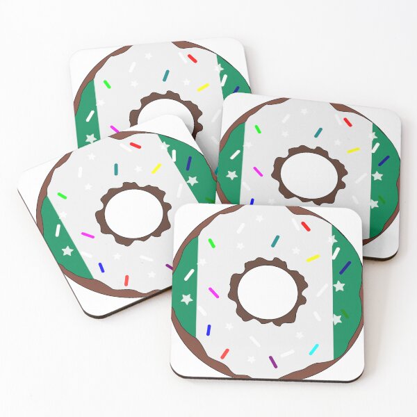 Item preview, Nigeria Flag Donut – Colorful Sprinkles Country Pride designed and sold by TheIconSmith.
