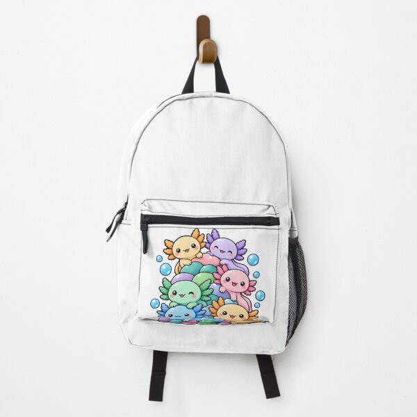 Item preview, Cute Kawaii Axolotl Pile Colorful Cartoon designed and sold by Charul2dartist.