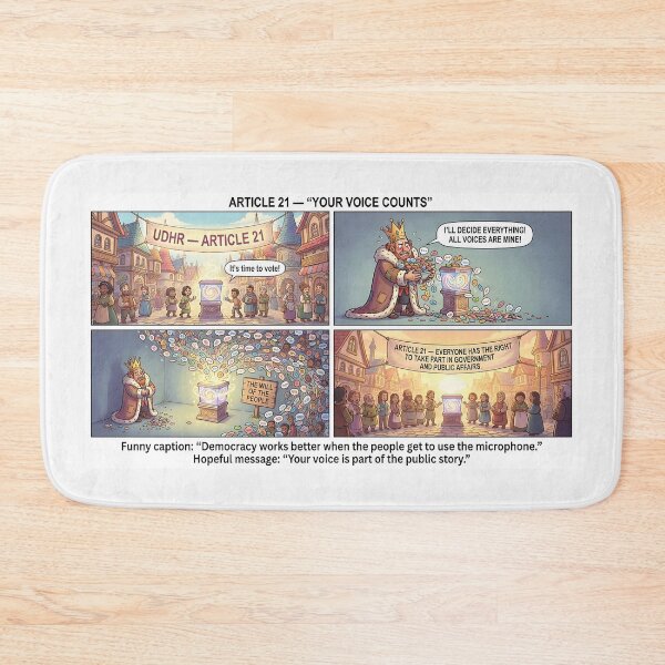 Item preview, Democracy: The Power of Votes – Your Vote Counts designed and sold by Mianku | Für das Leben.