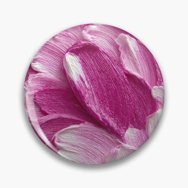Item preview, Vibrant Pink Impasto Abstract Oil Painting Texture designed and sold by colorful-white.