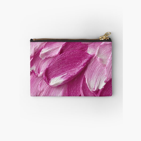 Item preview, Vibrant Pink Impasto Abstract Oil Painting Texture designed and sold by colorful-white.