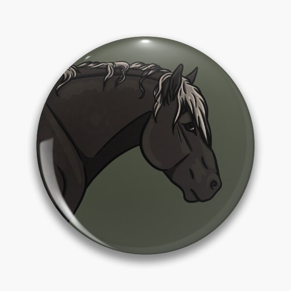 Item preview, Silver Dapple (Black) Nokota designed and sold by Old Water Cryptid .