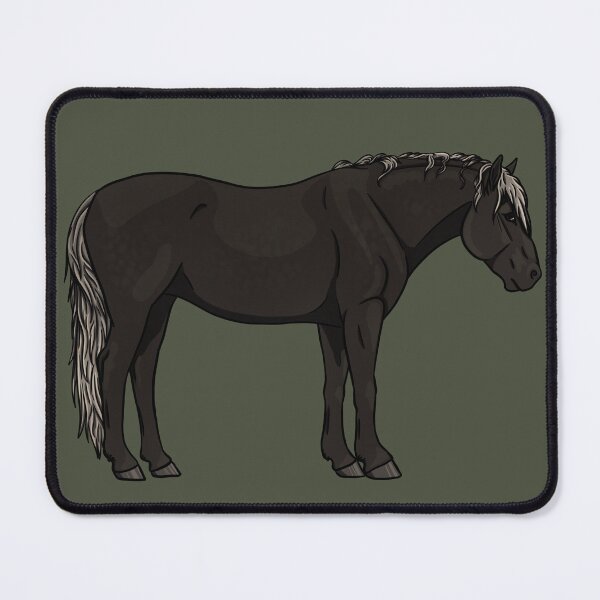Item preview, Silver Dapple (Black) Nokota designed and sold by Old Water Cryptid .