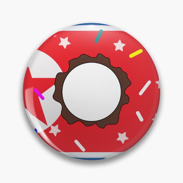 Item preview, North Korea Flag Donut – Colorful Sprinkles Country Pride designed and sold by TheIconSmith.
