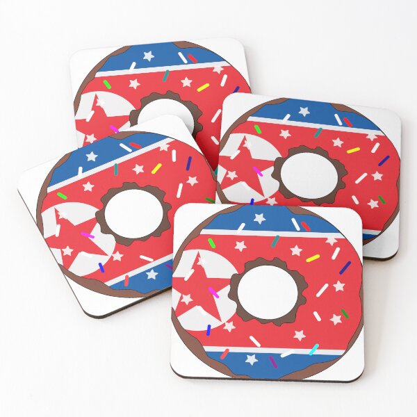Item preview, North Korea Flag Donut – Colorful Sprinkles Country Pride designed and sold by TheIconSmith.