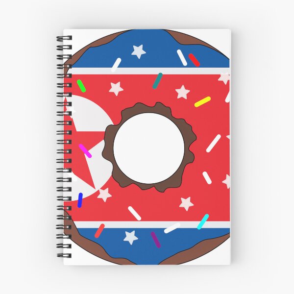 Item preview, North Korea Flag Donut – Colorful Sprinkles Country Pride designed and sold by TheIconSmith.